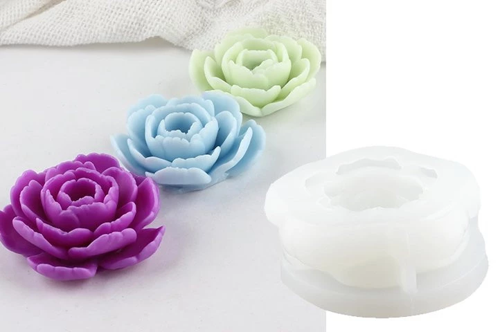 MOLDE SILICONA FLOR CAMELIA MEDIANA