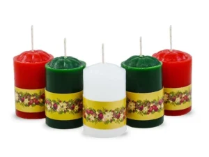 VELONCITO NAVIDEÑO X1 UND. 5.5X3.5 CM