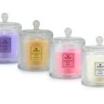 Vela C/Campana de Cristal 12 x 9 cm - Lavanda