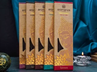 Sahumerios Tibetanos Black AROMANZA x 8 u