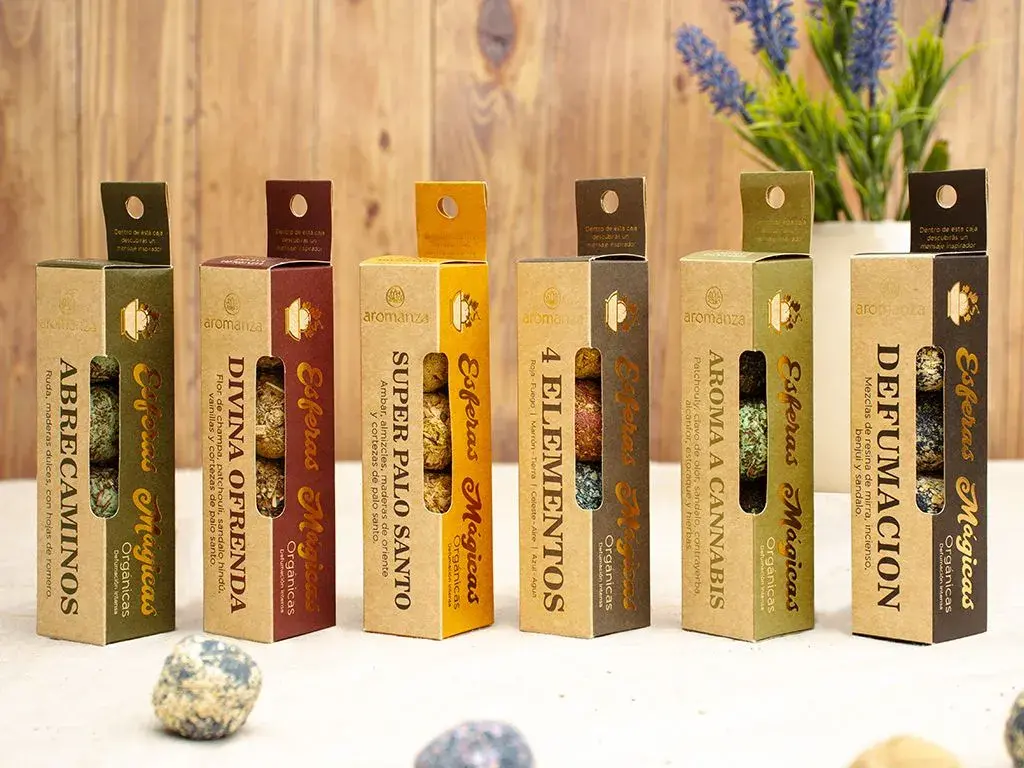 Esferas Mágicas Orgánicas en Caja x 4 Unidades.