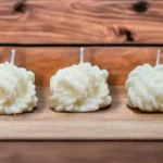 Velas Nudo Cera Vegetal x Unidad