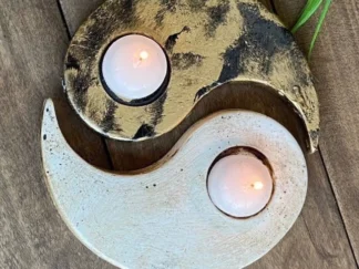 Porta Vela Set X2 Ying Yang Fino