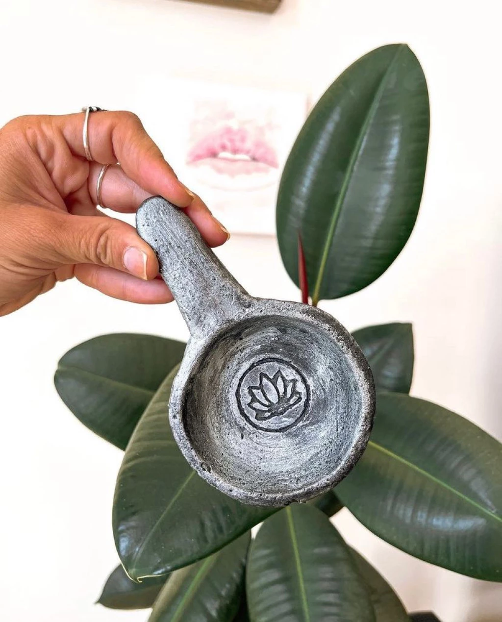 Sahumador Chico con Logo y Asa - Cod 1163