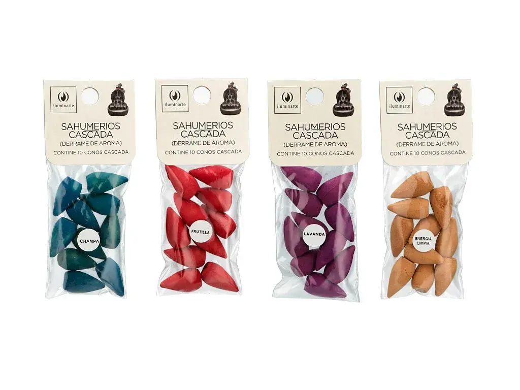 Sahumerios Conos Cascada ( BANGLADESH) x 10 uni.