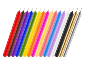 VELAS LARGAS LISAS X 100 UNIDADES