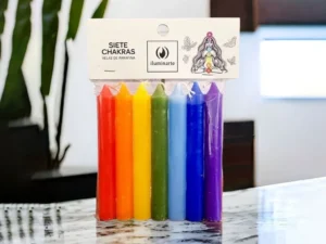 VELAS 7 CHAKRAS DE PARAFINA