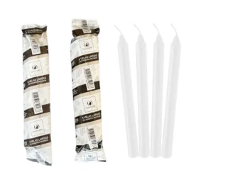 Velas Largas Para Corte de Luz Iluminarte x 4 und