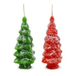 Vela Pinito Navideño X1Unidad 10 x 3.5 cm - Blanca