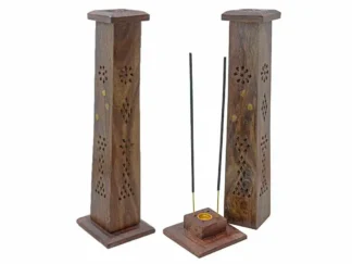 Porta torre madera Cuadrada