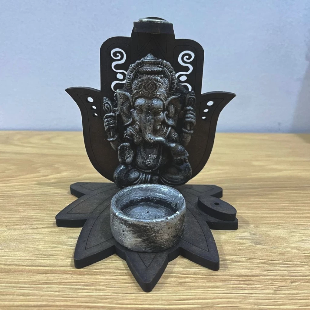 Cascada Hamsa Loto Portavela Ganesha