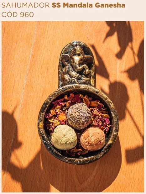 Sahumador Mándala Ganesha grande