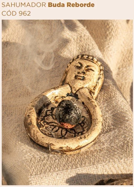 Sahumador Buda Reborde