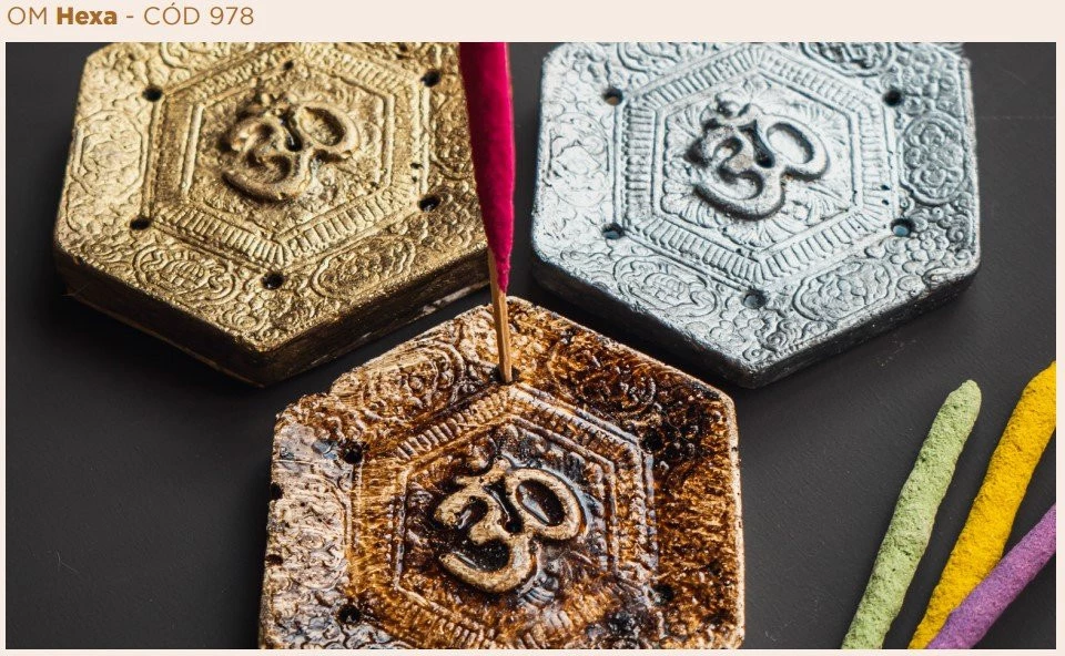 Porta Sahumerio Hexa OM