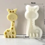 MOLDE SILICONA p/VELA JIRAFA