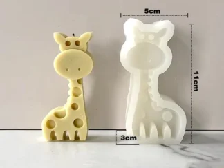 MOLDE SILICONA p/VELA JIRAFA
