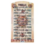 Bombillas Bronce Niquelado B/ Estribo C/Dije Blister x 12 unid