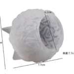 MOLDE SILICONA ESFERA DE ROSAS N* 6