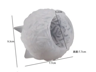MOLDE SILICONA ESFERA DE ROSAS N* 6