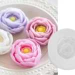 MOLDE SILICONA FLOR CAMELIA ALTA