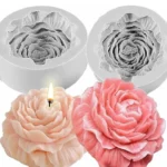 MOLDE SILICONA FLOR PEONIA GRANDE