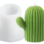 MOLDE SILICONA p/VELA CACTUS GRANDE