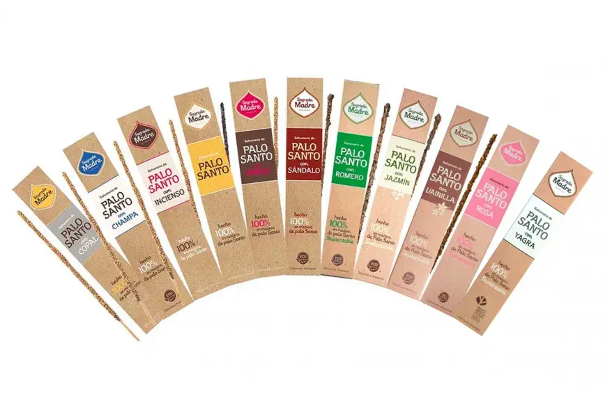 Sahumerio de Palo Santo Variedades x 8 Varillas