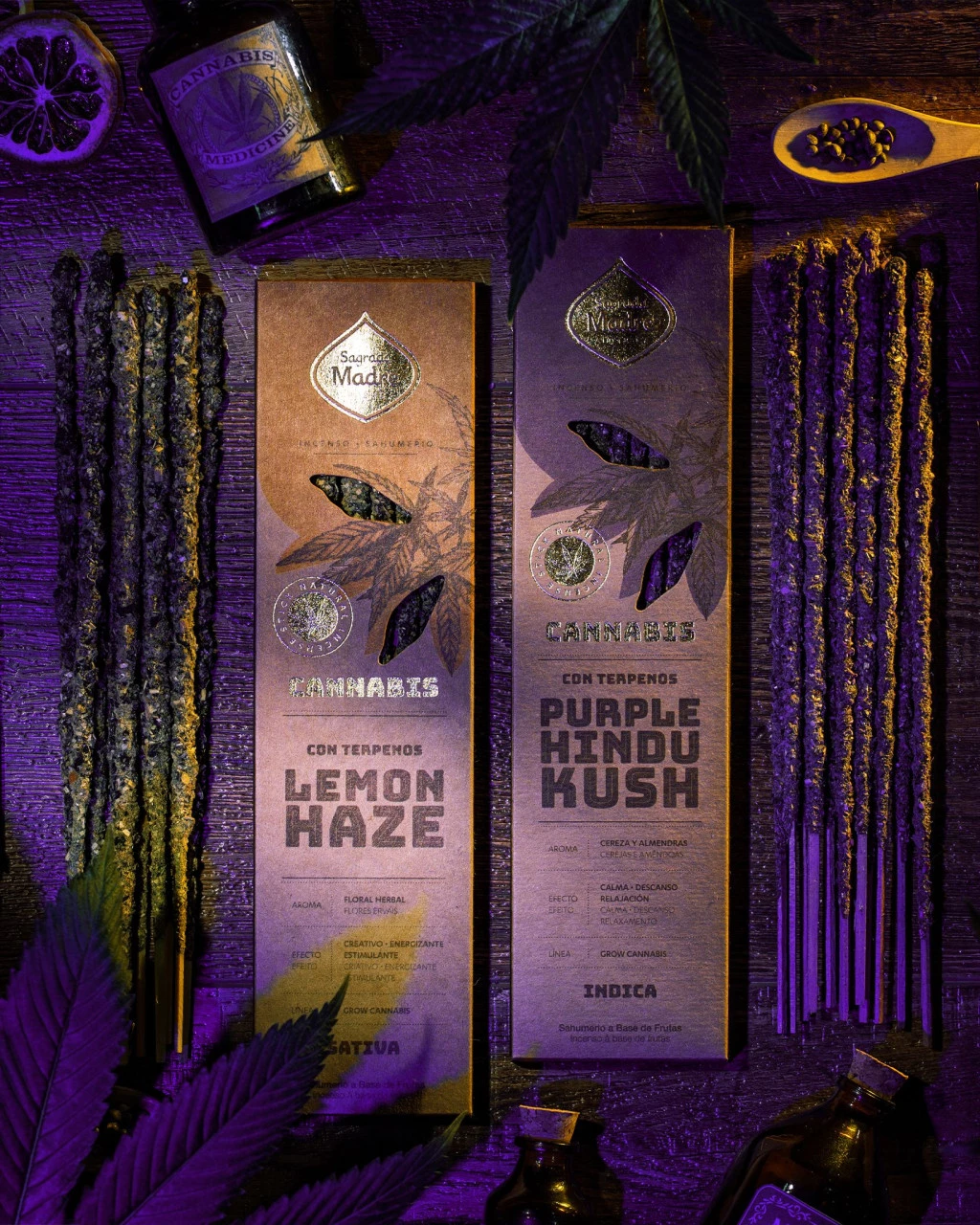 Sahumerio Cannabis Sagrada madre
