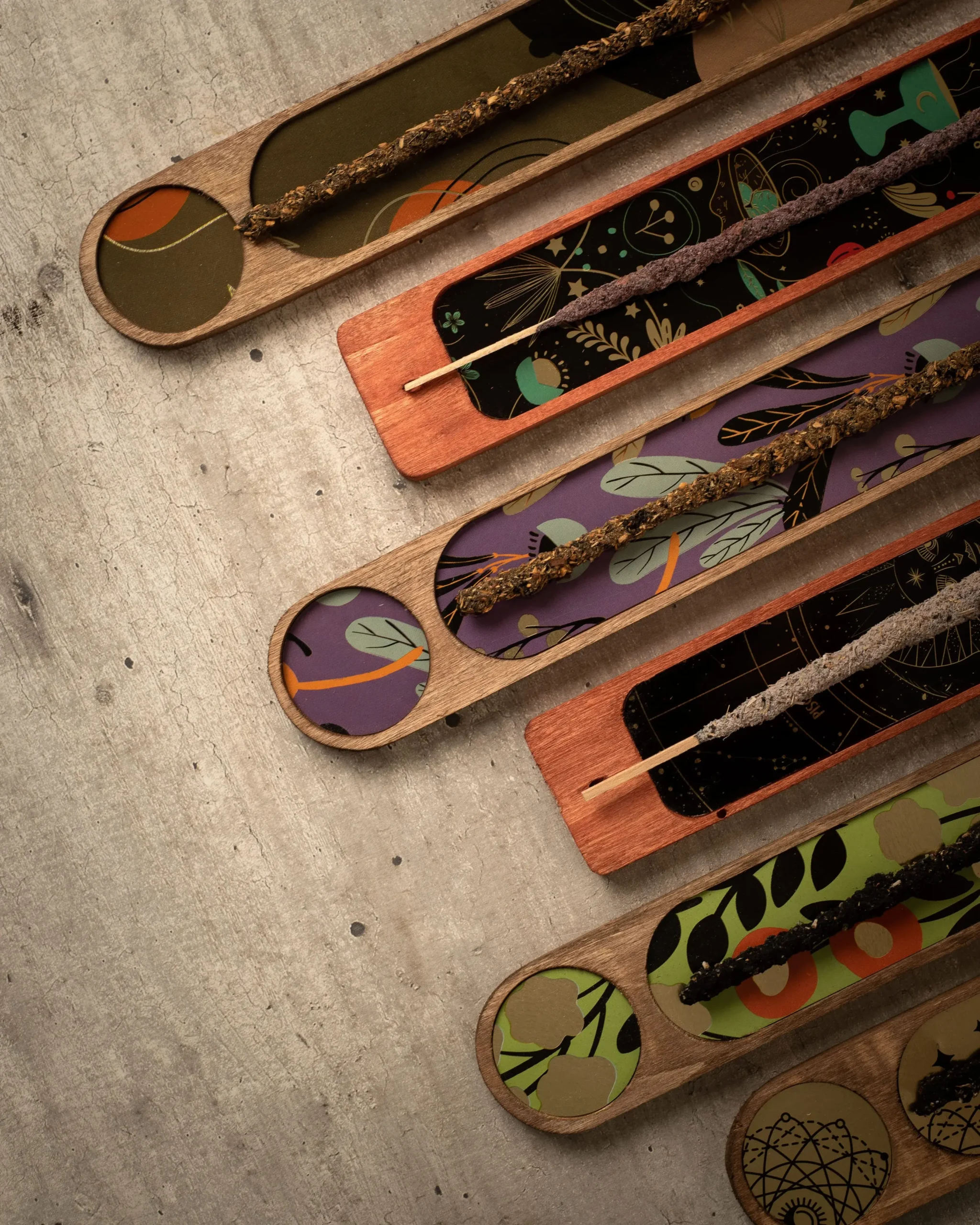 Porta Sahumerio Wood