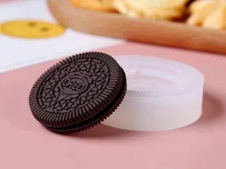 MOLDE SILICONA GALLETITA OREO