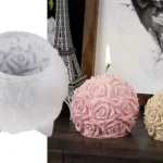 MOLDE SILICONA ESFERA DE ROSAS N* 4