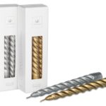 Torneada Med. 20 cm Caja x 6 Oro/Plata - Oro