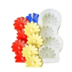 Molde p/VELAS Columna de Margaritas