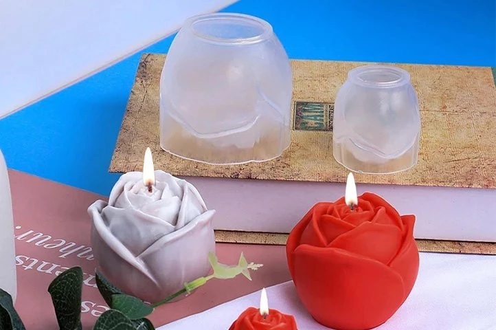 Molde p/Vela ROSA PIMPOLLO GRANDE