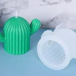 MOLDE SILICONA p/RESINA CACTUS REDONDEADO