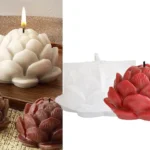 MOLDE SILICONA p/VELAS ALCACHOFA