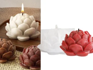 MOLDE SILICONA p/VELAS ALCACHOFA