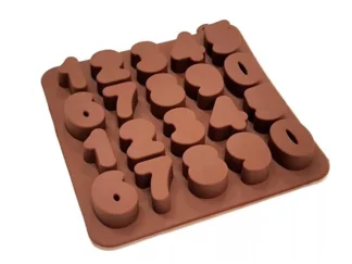 Molde Silicona Choco Bombones Numeros
