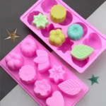 Molde Silicona 8 Flores Profundas