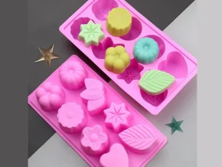 Molde Silicona 8 Flores Profundas