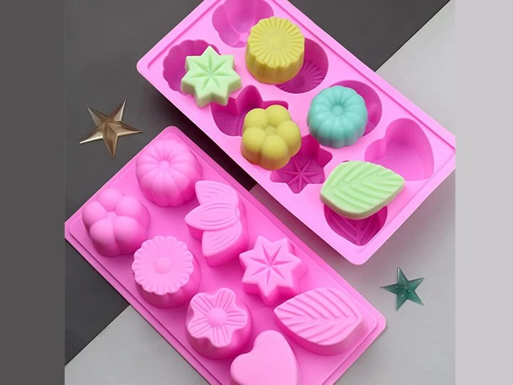 Molde Silicona 8 Flores Profundas