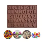 Molde SIlicona Letras Abecedario