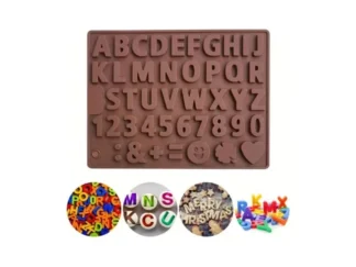 Molde SIlicona Letras Abecedario