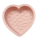 MOLDE MINI TORTERA SILICONA CORAZON c/CORAZONCITOS
