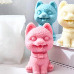 MOLDE SILICONA PERRITO c/CORREA