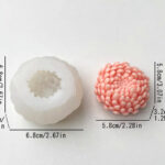 MOLDE VELA FLOR CRISANTEMO