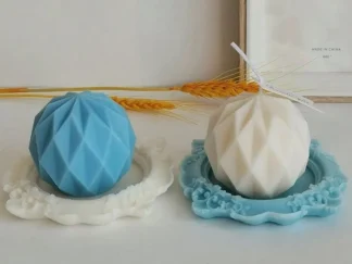 MOLDE SILICONA BOLA DE DIAMANTE