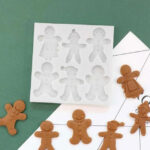 MOLDE SILICONA 6 FIGURAS DE JENGIBRES