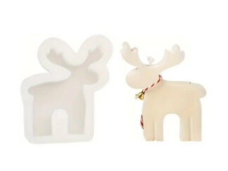 MOLDE SILICONA RENO CIERVO NAVIDAD