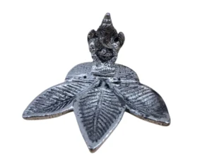 PORTA SAHUMERIO SOBRE FLOR METAL